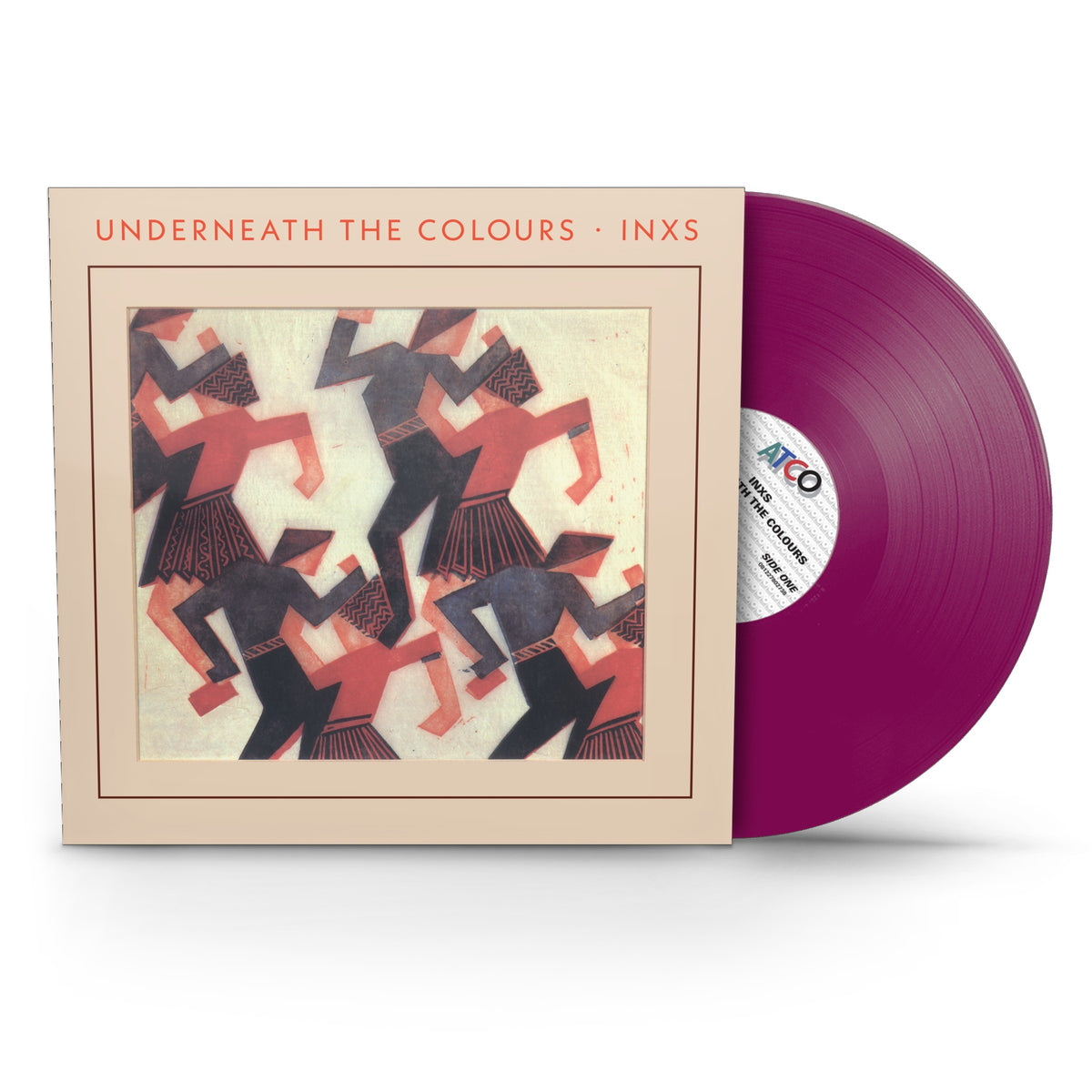 INXS - UNDERNEATH THE COLOURS : GRAPE VINYL - LP