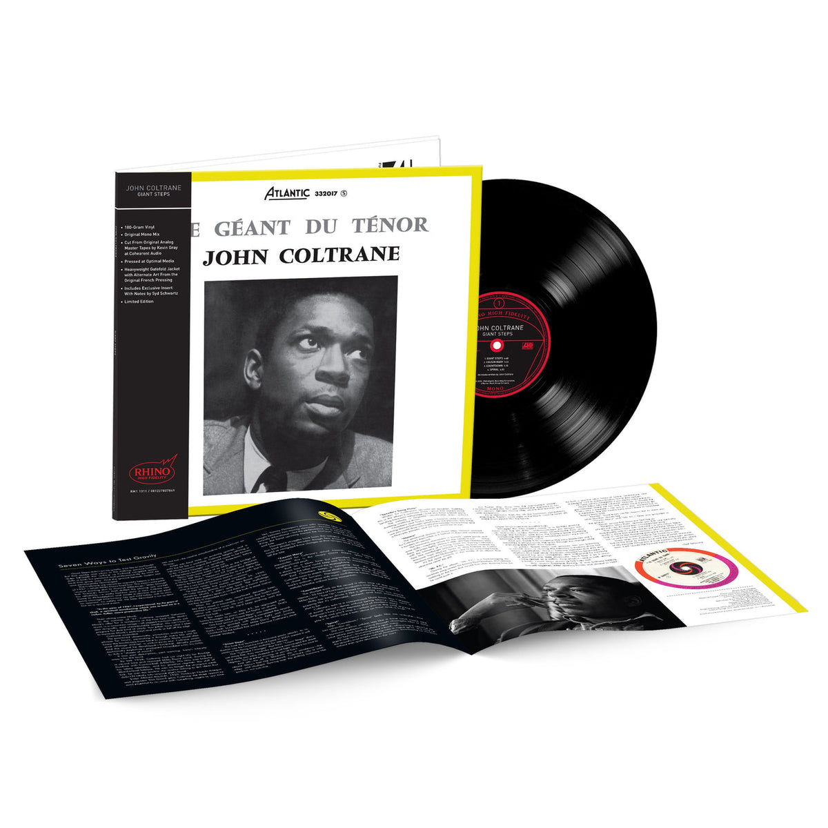 COLTRANE, JOHN - GIANT STEPS : RHINO HIGH FIDELITY - LP