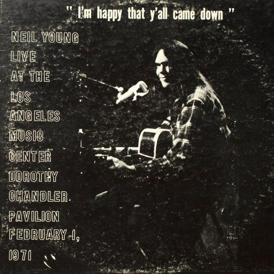YOUNG, NEIL - DOROTHY CHANDLER PAVILION 1971 - LP
