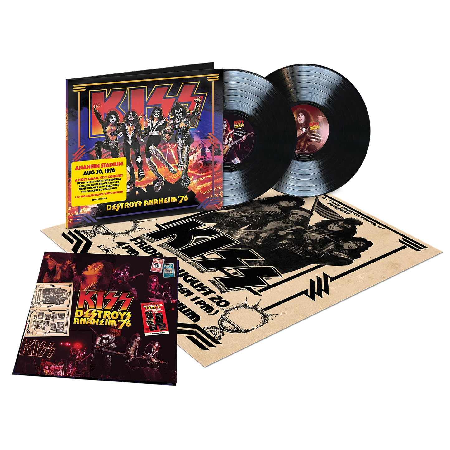 KISS - DESTROYS ANAHEIM 76: REMIXED/REMASTERED - LP