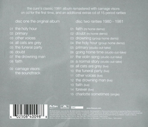 CURE - FAITH : 2CD EXPANDED DELUXE EDITION - CD