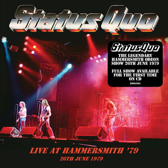 STATUS QUO - LIVE AT HAMMERSMITH '79 : 2CD SET - CD