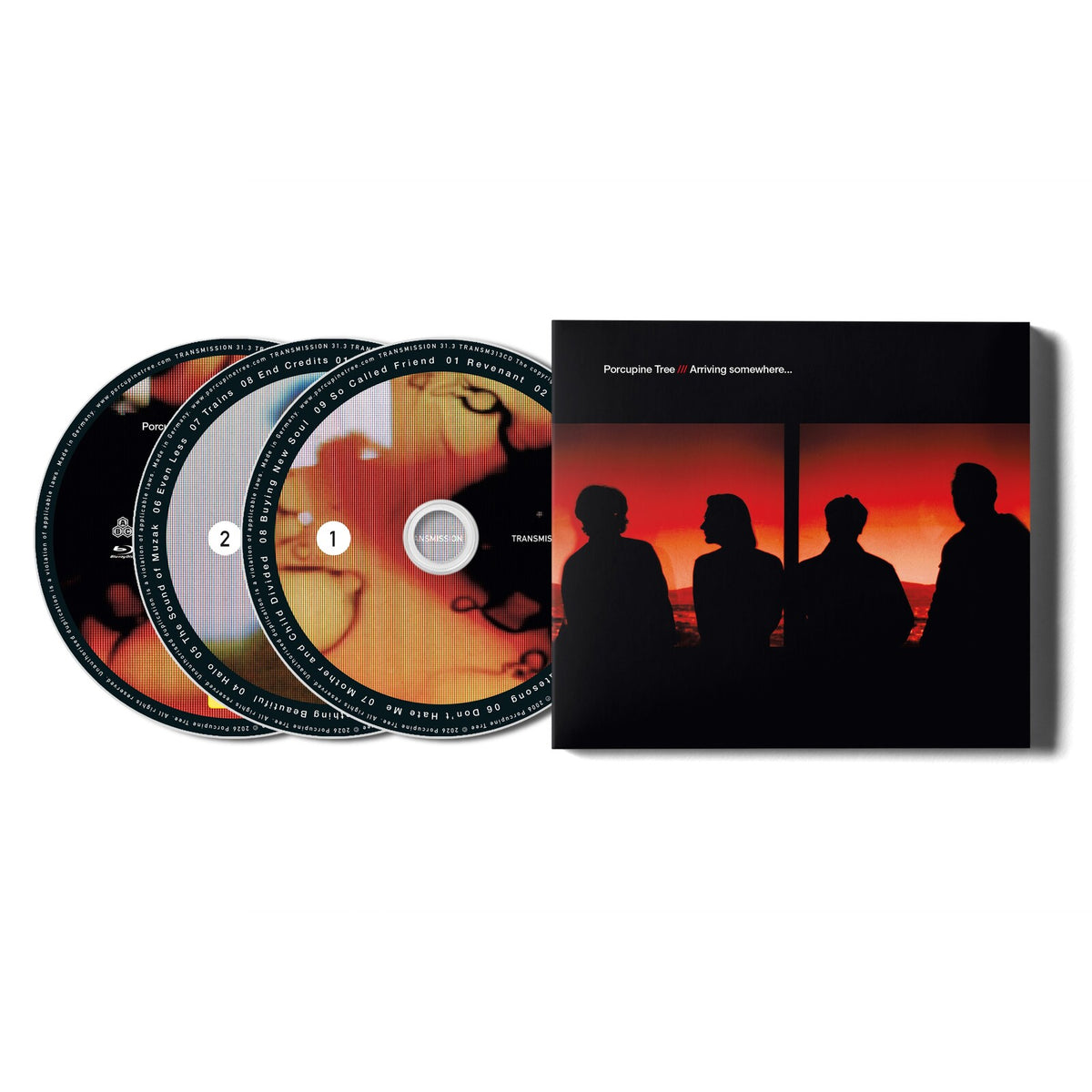PORCUPINE TREE - ARRIVING SOMEWHERE : 2CD + BLU-RAY - CD