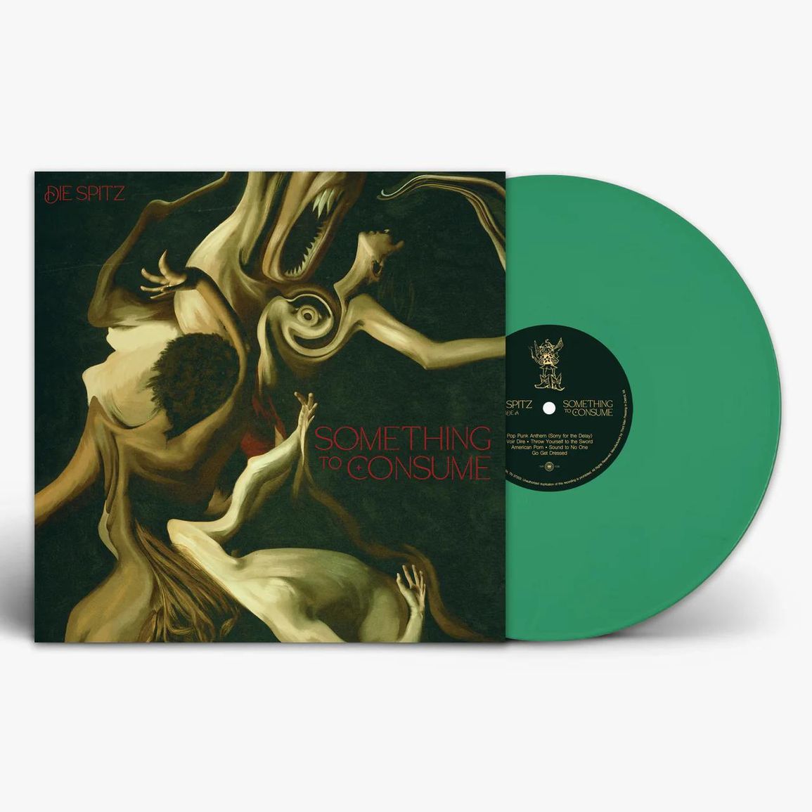 DIE SPITZ - SOMETHING TO CONSUME: GREEN VINYL - LP