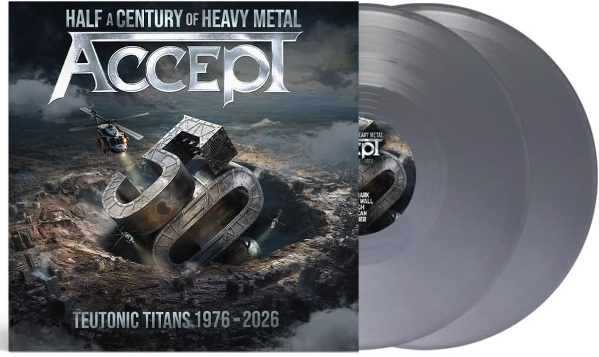 ACCEPT - TEUTONIC TITANS 1976-2026 : 2LP SILVER - LP