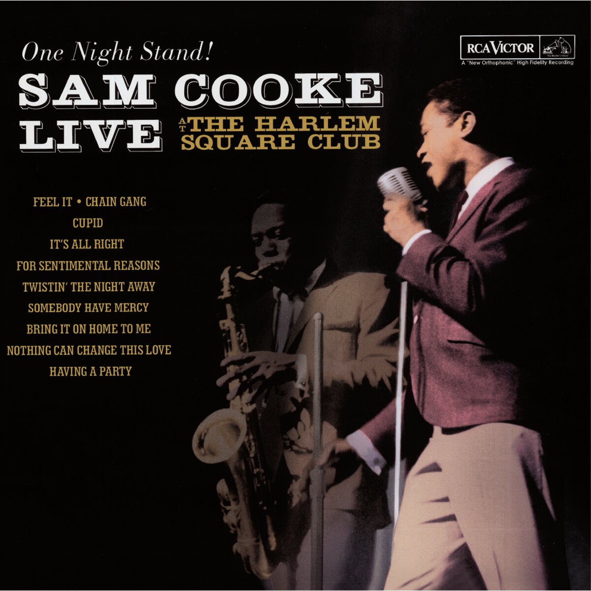 COOKE, SAM - LIVE AT THE HARLEM SQUARE CLUB - LP