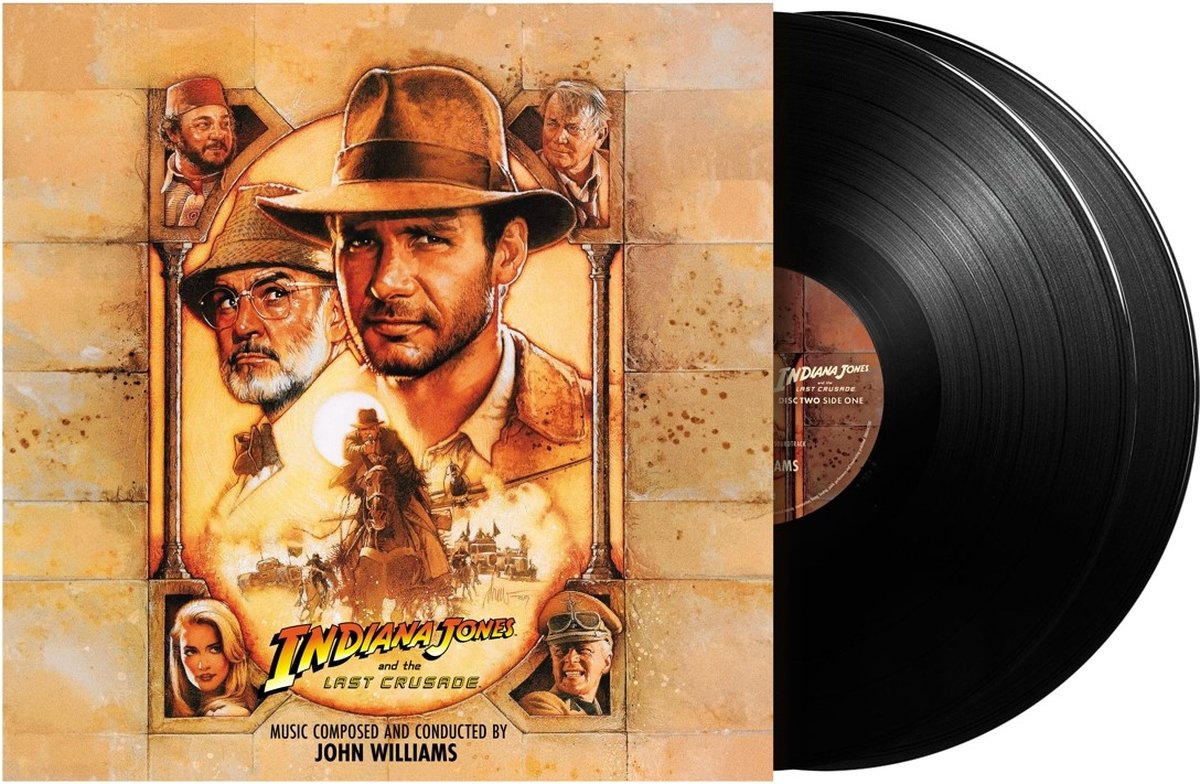 INDIANA JONES & THE LAST CRUSADE - SOUNDTRACK : 2LP SET (2024 REISSUE) - LP