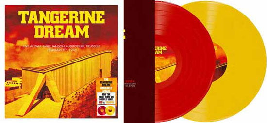 TANGERINE DREAM - BRUSSELS 1976: 2LP RED & YELLOW COLOURED - LP
