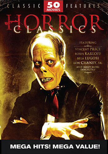 HORROR CLASSICS : 50 MOVIE MEGAPACK - FILMS : 12 X DVD SET - DVD