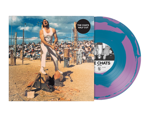 CHATS - HALF CUT : BLUE & PURPLE HAND-POUR VINYL - LP