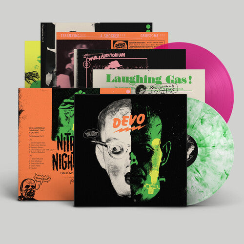 DEVO - NITROUS NIGHTMARE ... : GREEN & PINK - LP
