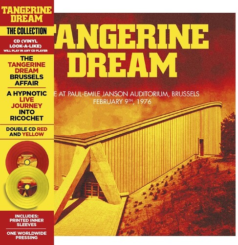 TANGERINE DREAM - BRUSSELS 1976: 2CD RED & YELLOW COLOURED - CD