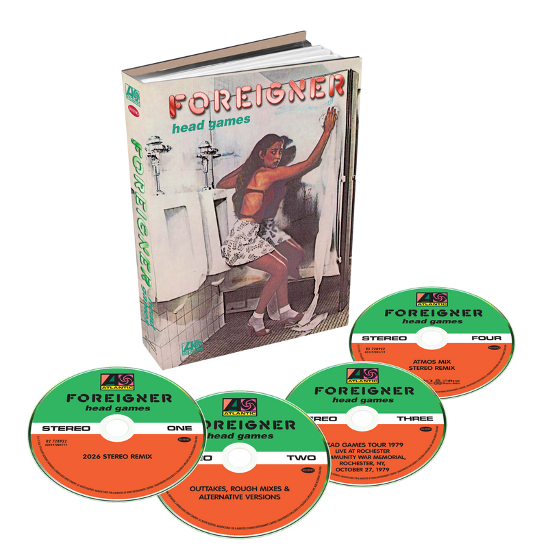 FOREIGNER - HEAD GAMES : 3CD + BR DELUXE EDITION - CD