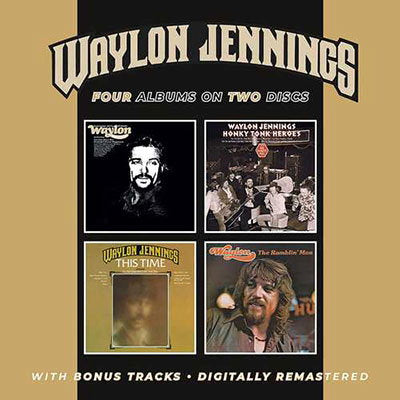 JENNINGS, WAYLON - LONESOME ON'RY & MEAN / HONKY TONK HEROE - CD