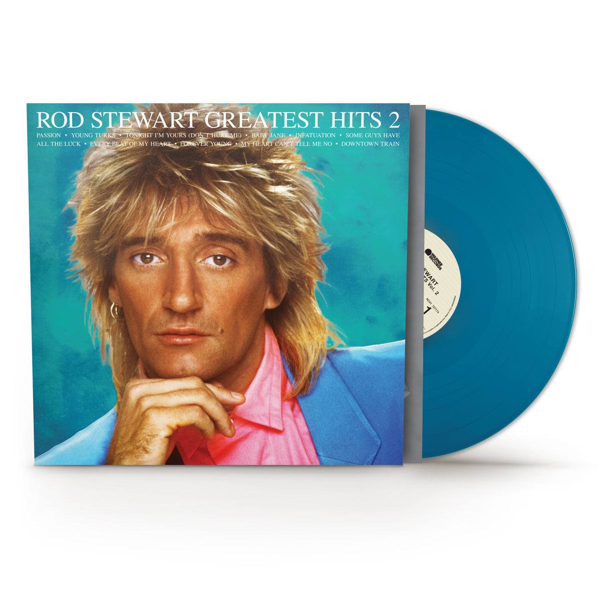 STEWART, ROD - GREATEST HITS : VOLUME TWO (TEAL VINYL) - LP