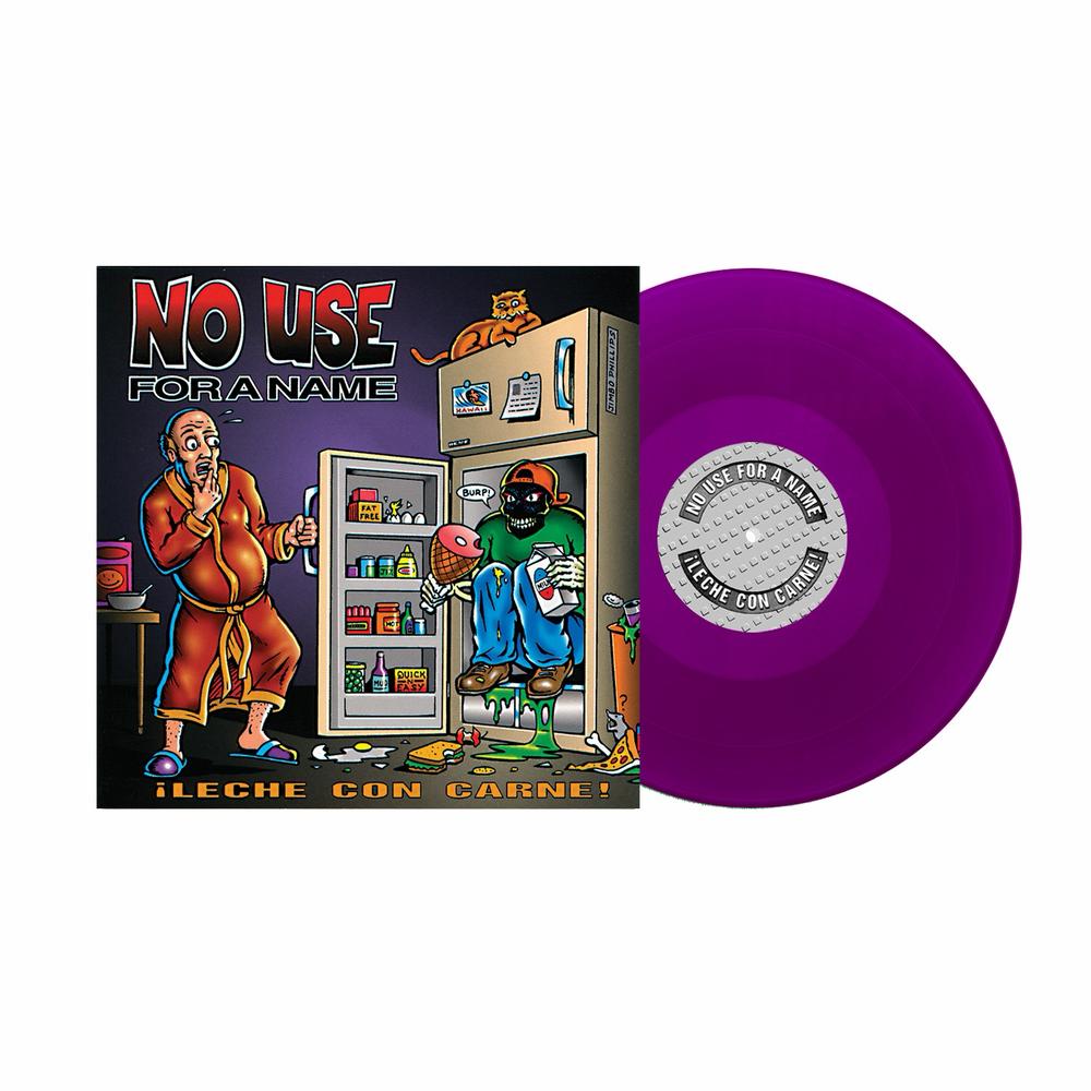 NO USE FOR A NAME - LECHE CON CARNE: GRAPE VINYL - LP