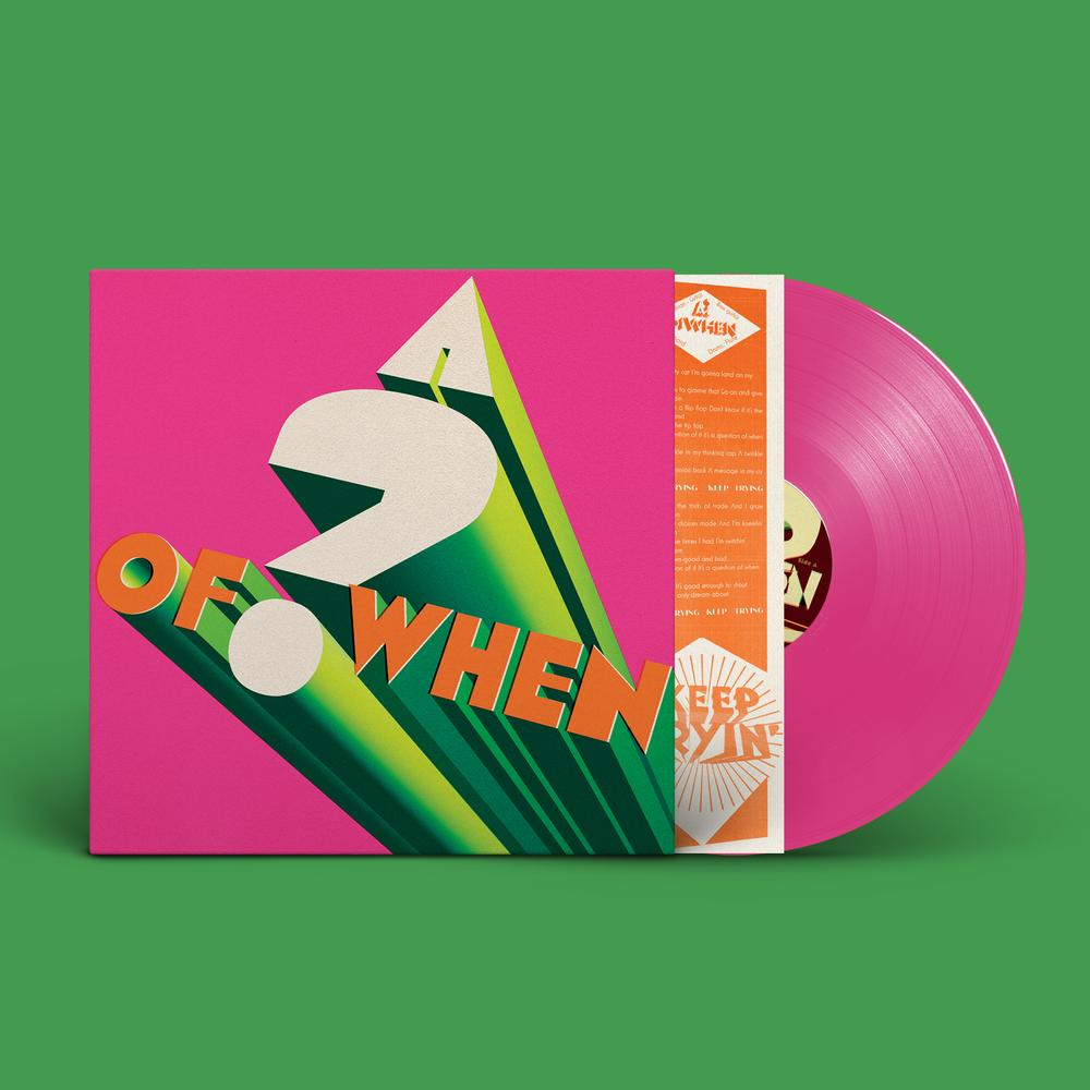 PANDA BEAR / SONIC BOOM - QUESTION OF WHEN : PINK VINYL - LP