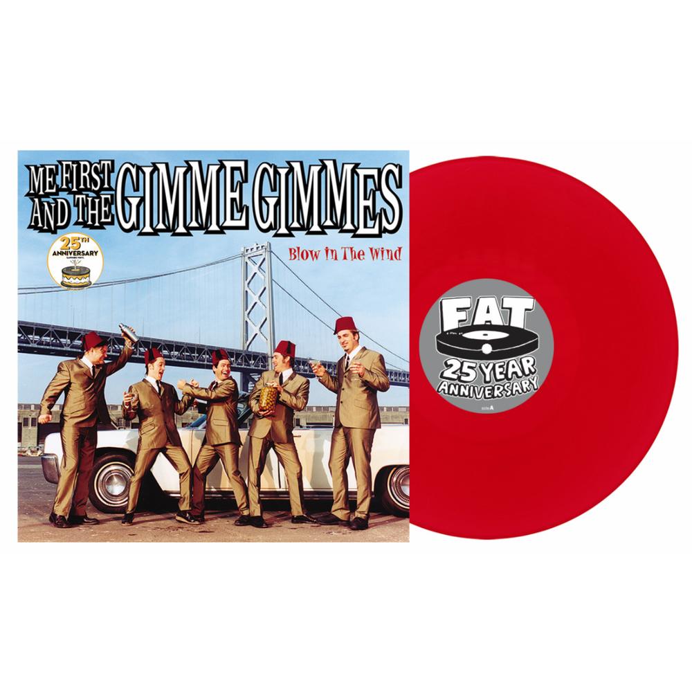 ME FIRST & THE GIMME GIMMES - BLOW IN THE WIND: APPLE RED VINYL - LP