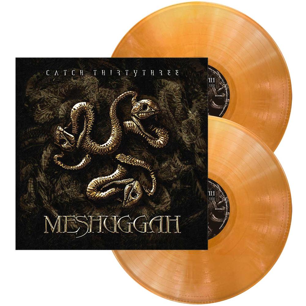 MESHUGGAH - CATCH THIRTYTHREE: GOLD/WHITE MARBLE - LP