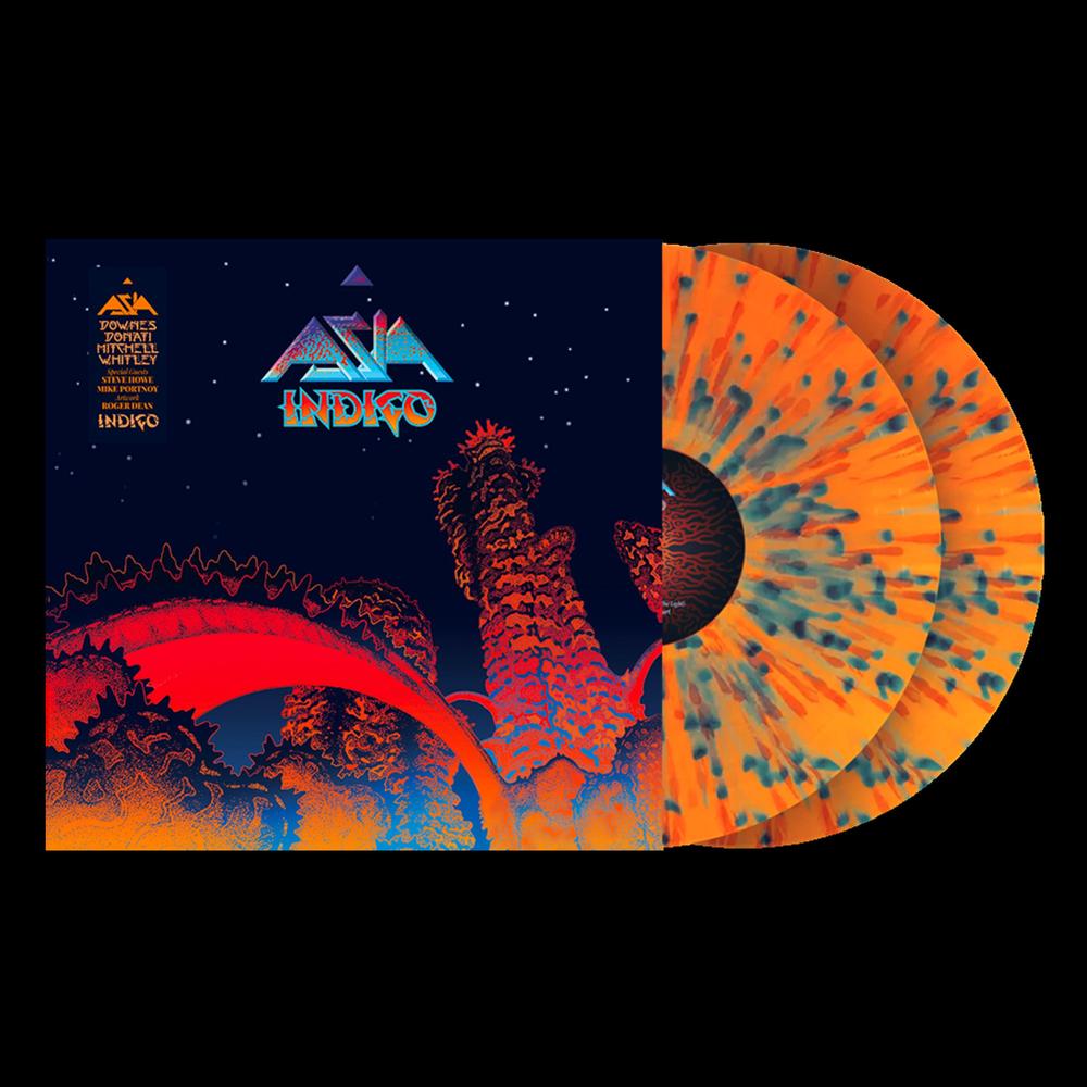 ASIA - INDIGO: ORANGE/BLUE SPLATTER VINYL (2LP) - LP