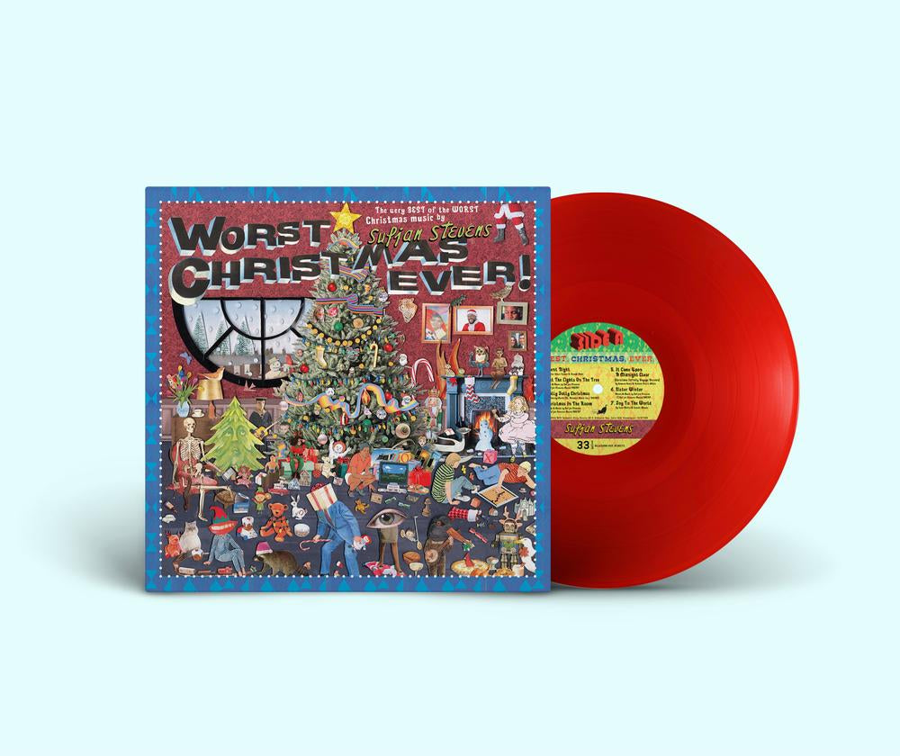 STEVENS, SUFJAN - WORST CHRISTMAS EVER!: RED VINYL - LP