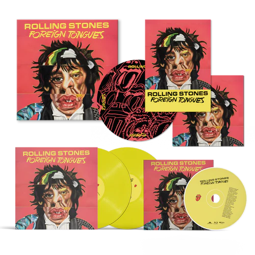 ROLLING STONES - FOREIGN TONGUES : YELLOW 2LP + BR-A ++ - LP