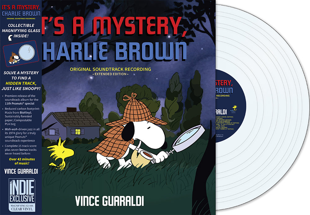 GUARALDI, VINCE - IT'S A MYSTERY, CHARLIE BROWN: CLEAR - LP