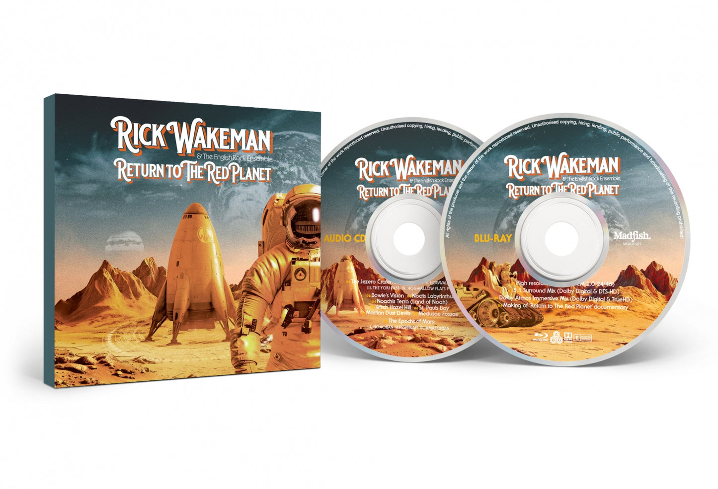 WAKEMAN, RICK - RETURN TO THE RED PLANET: CD+BR - CD