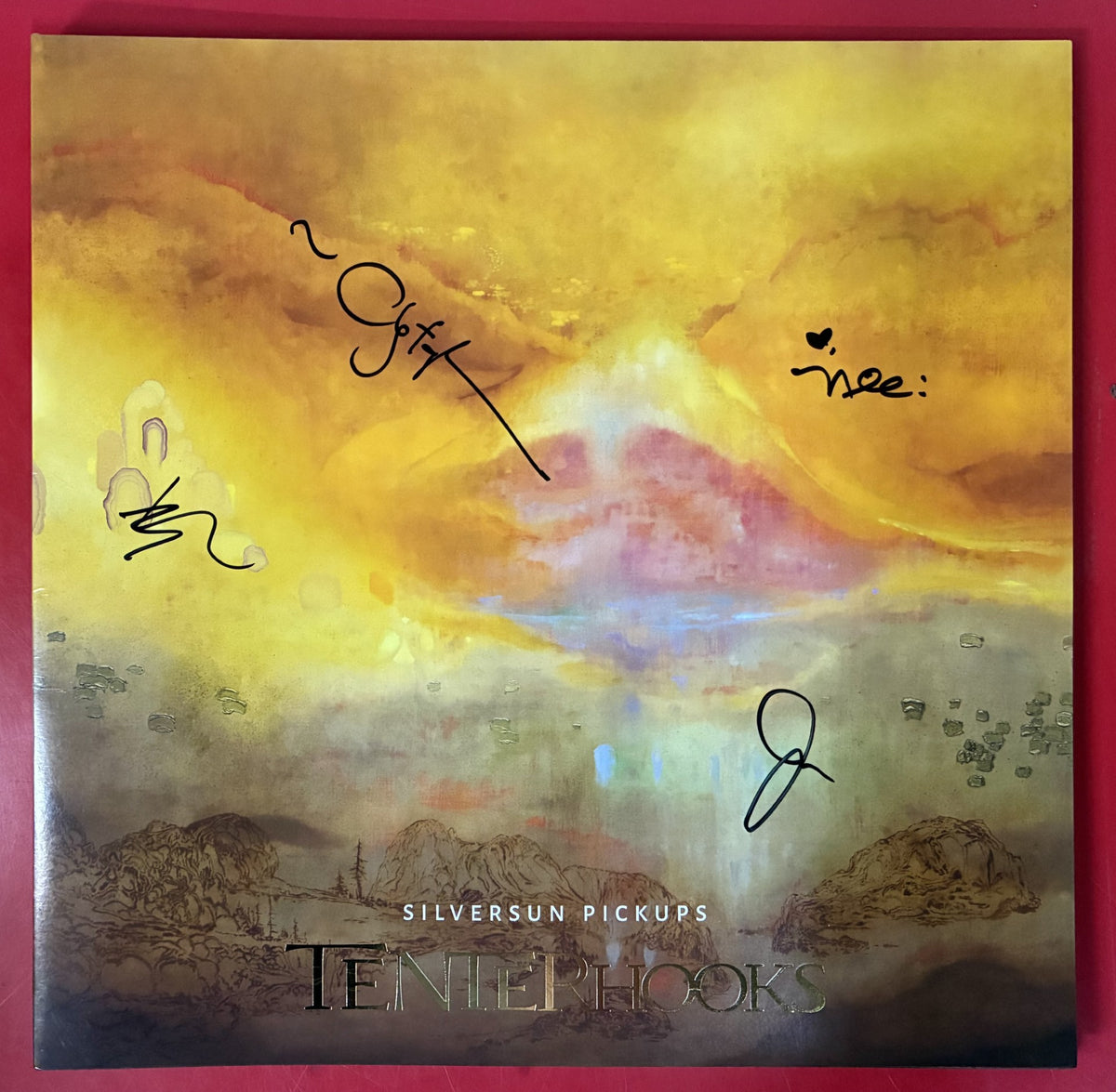 SILVERSUN PICKUPS - TENTERHOOKS : SIGNED COPY - GOLD VINYL - LP