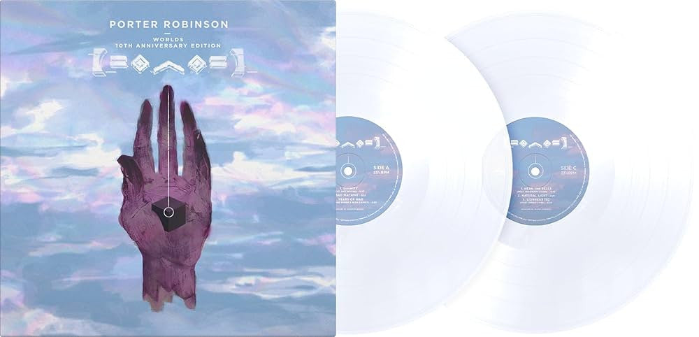 ROBINSON, PORTER - WORLDS + 1: 2LP WHITE MARBLE 10TH ANNIV. - LP