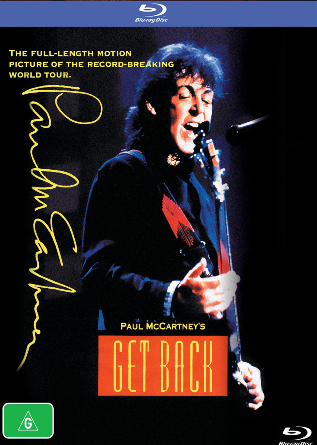 MCCARTNEY, PAUL - GET BACK : WORLD TOUR MOVIE - BR