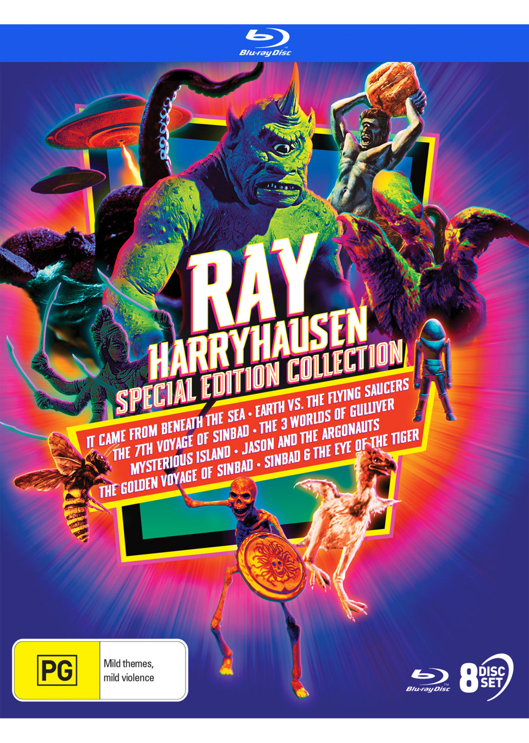HARRYHAUSEN, RAY - FILMS : COLLECTION (8 X BLU-RAY SET) - BR