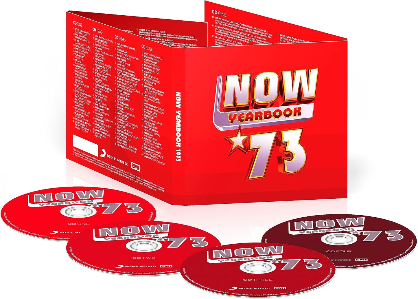 VARIOUS - NOW YEARBOOK 1973 : 4CD SET - CD