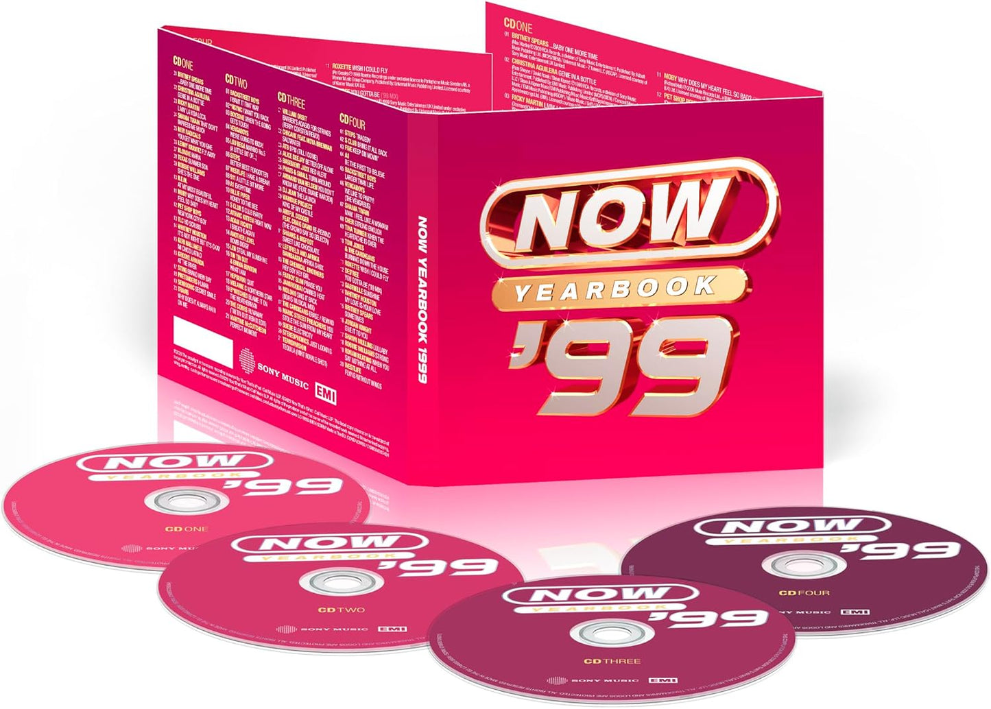 VARIOUS - NOW YEARBOOK 1999 : 4CD SET - CD