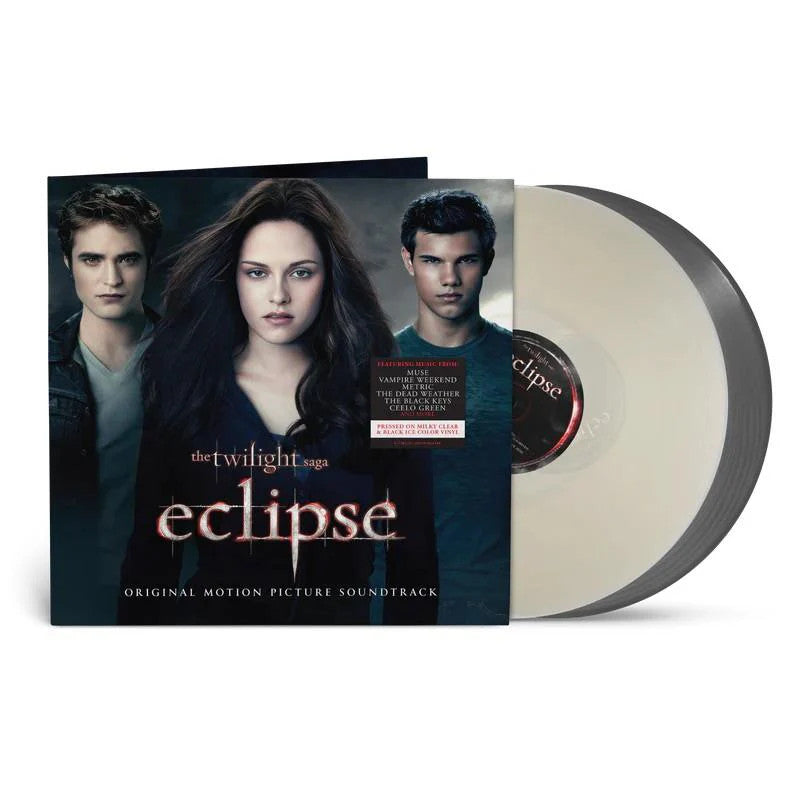 TWILIGHT SAGA : ECLIPSE (2010) - SOUNDTRACK : 2LP MILKY CLEAR + BLACK - LP