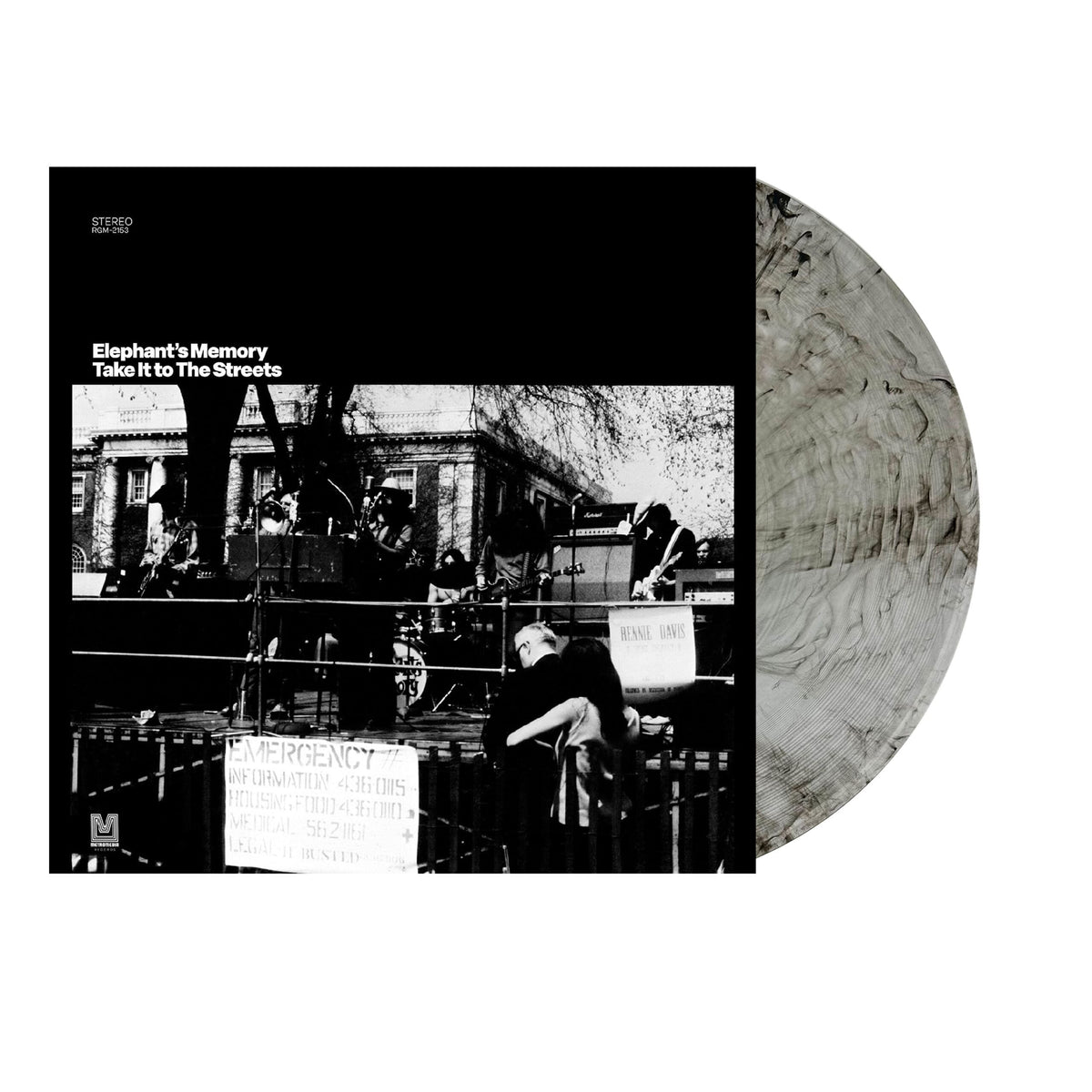 ELEPHANT'S MEMORY - TAKE IT TO THE STREETS: CLEAR/BLACK - LP