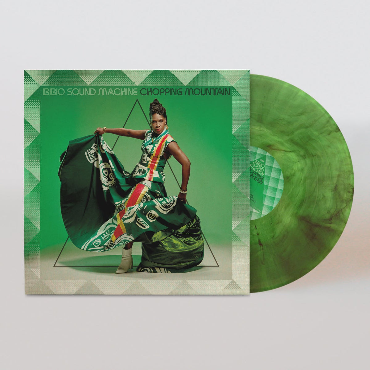 IBIBIO SOUND MACHINE - CHOPPING MOUNTAIN : GREEN SMOKE VINYL - LP