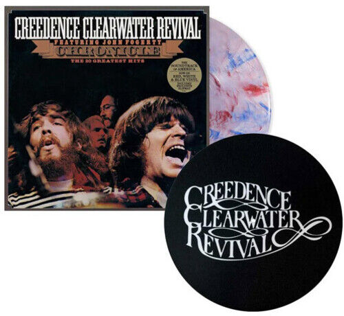 CREEDENCE CLEARWATER REVIVAL - CHRONICLE : RED WHITE & BLUE + SLIPMAT - LP