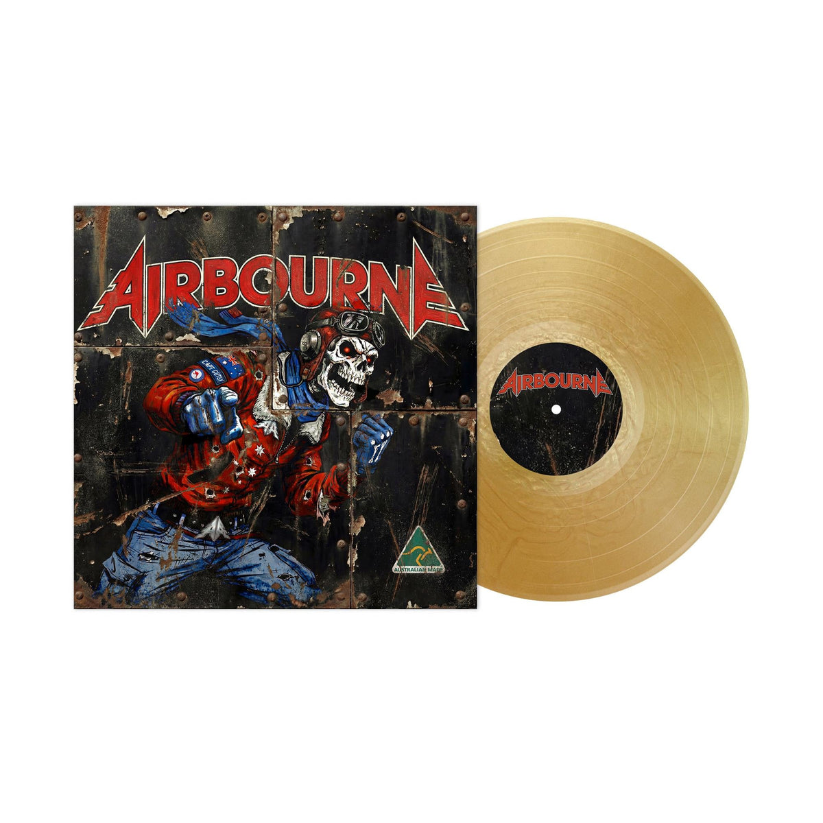 AIRBOURNE - AIRBOURNE (2026) : GOLD NUGGET VINYL - LP
