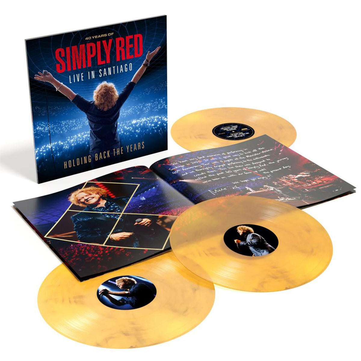 SIMPLY RED - HOLDING BACK THE YEARS: LIVE IN SANTIAGO - LP
