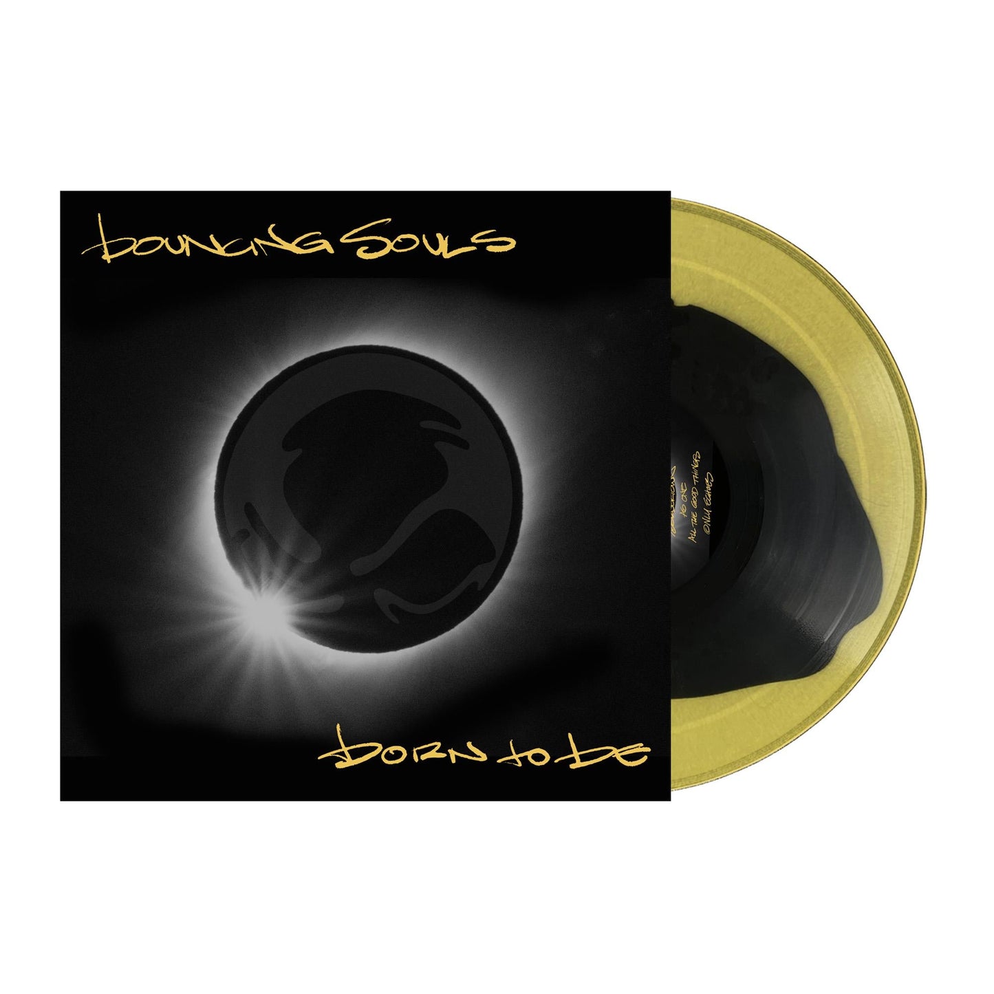 BOUNCING SOULS - BORN TO BE : BLACK IN YELLOW VINYL - LP