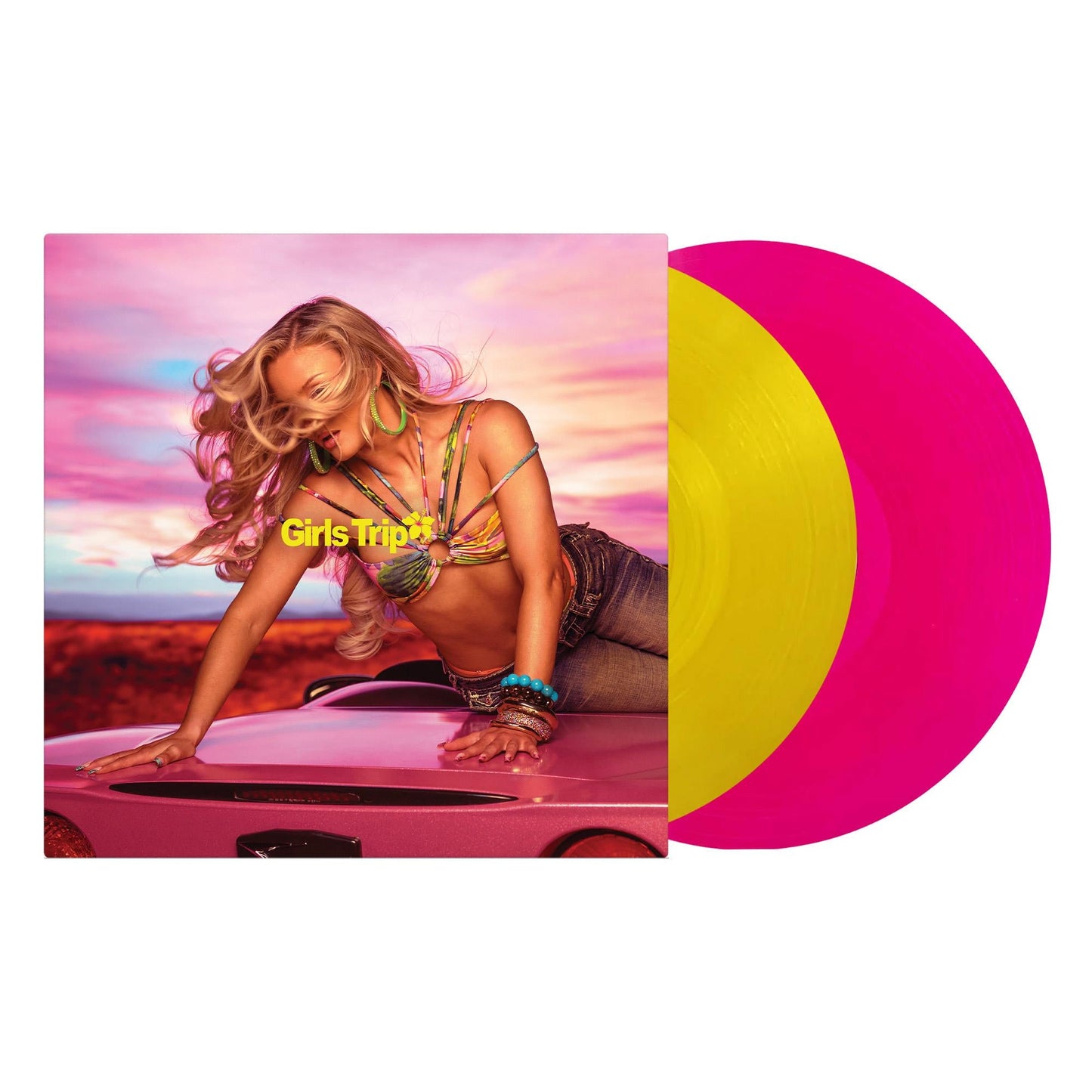 LARSSON, ZARA - MIDNIGHT SUN: GIRLS TRIP (YELLOW AND PIN - LP