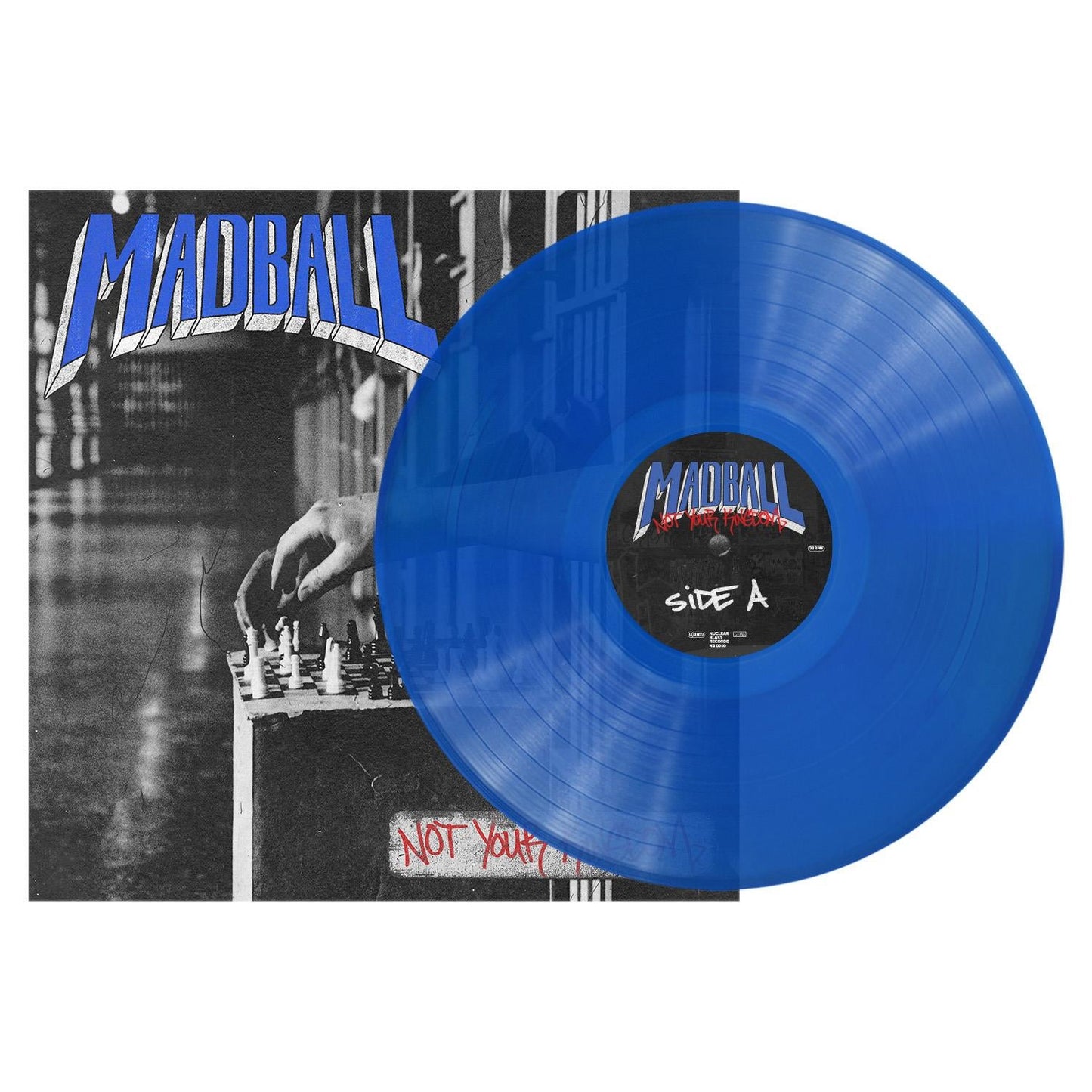 MADBALL - NOT YOUR KINGDOM : TRANSPARENT BLUE - LP