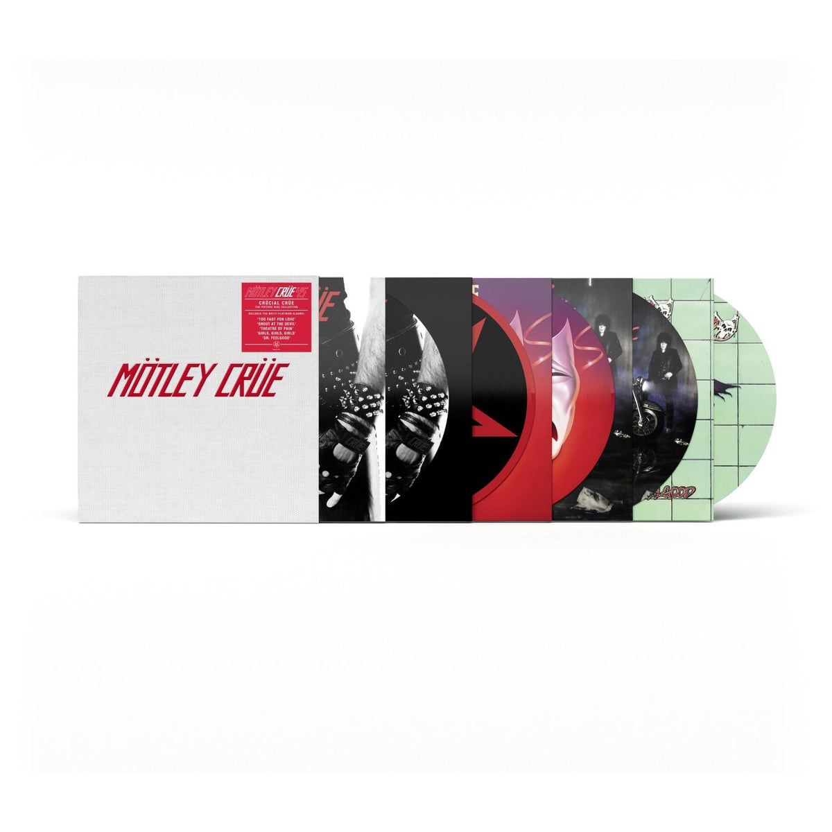 MOTLEY CRUE - CRUCIAL CRUE : STUDIO ALBUMS (5LP SET) - LP