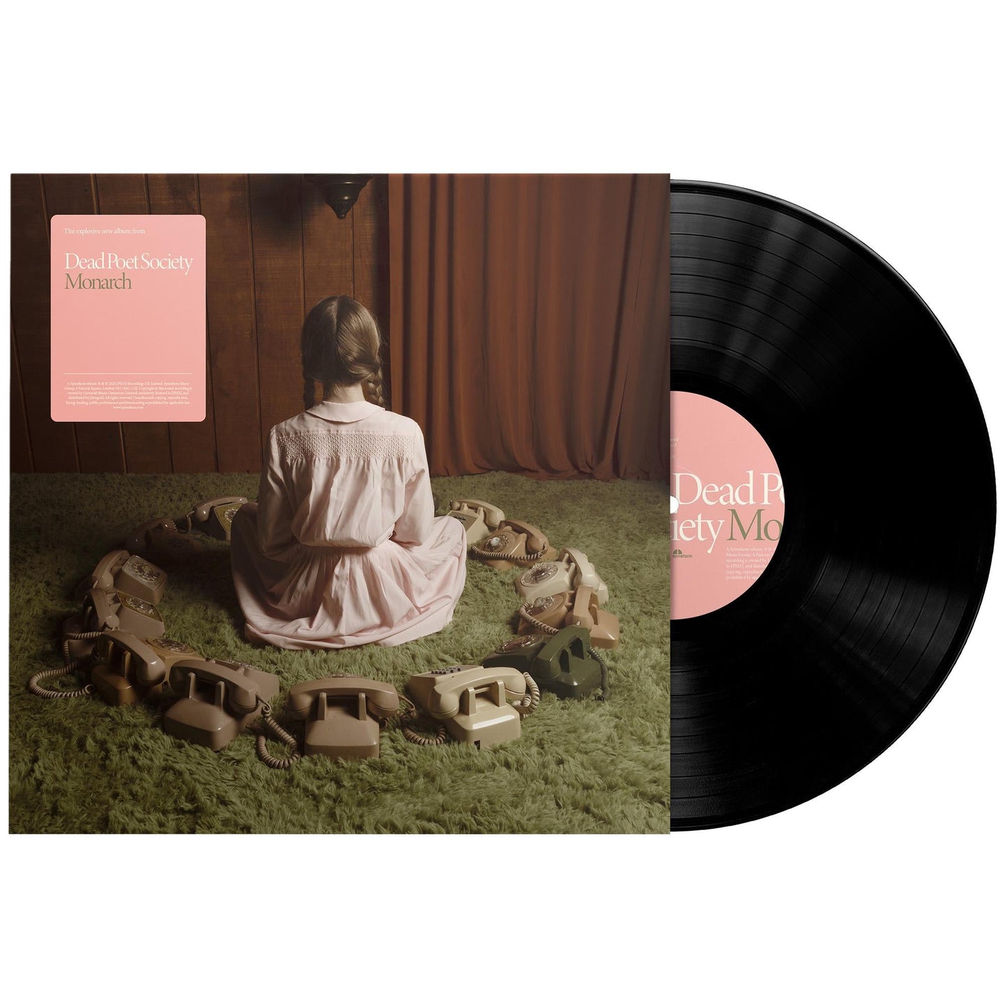 DEAD POET SOCIETY - MONARCH : BLACK VINYL - LP