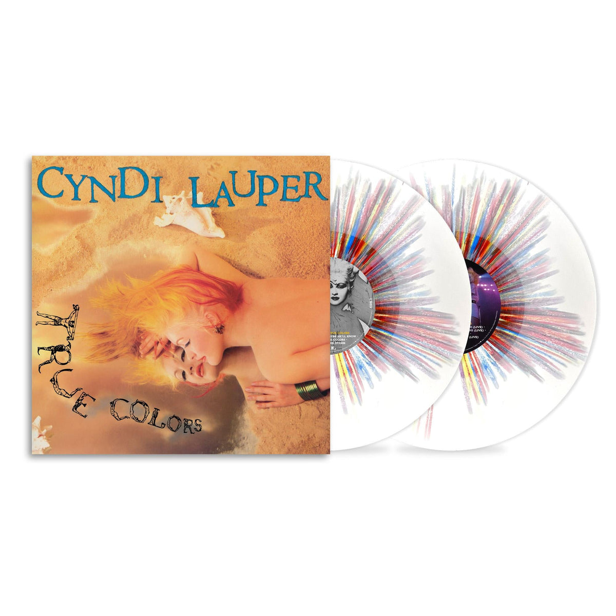LAUPER, CYNDI - TRUE COLORS: 2LP RAINBOW SPRINKLE - LP