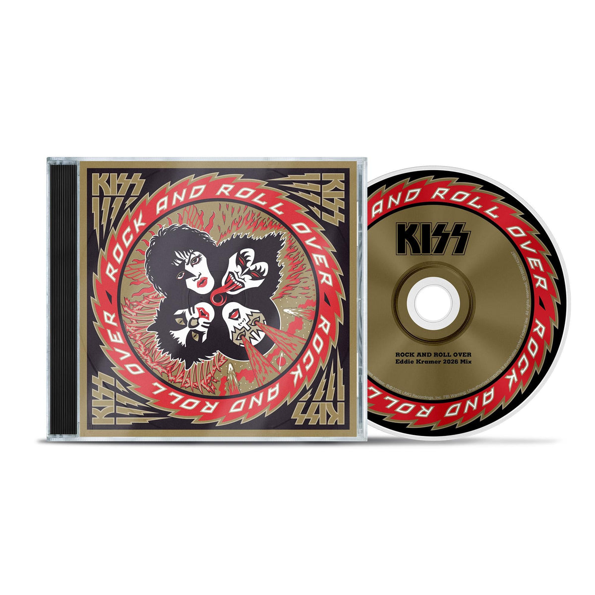 KISS - ROCK & ROLL OVER: 2026 EDDIE KRAMER MIX - CD