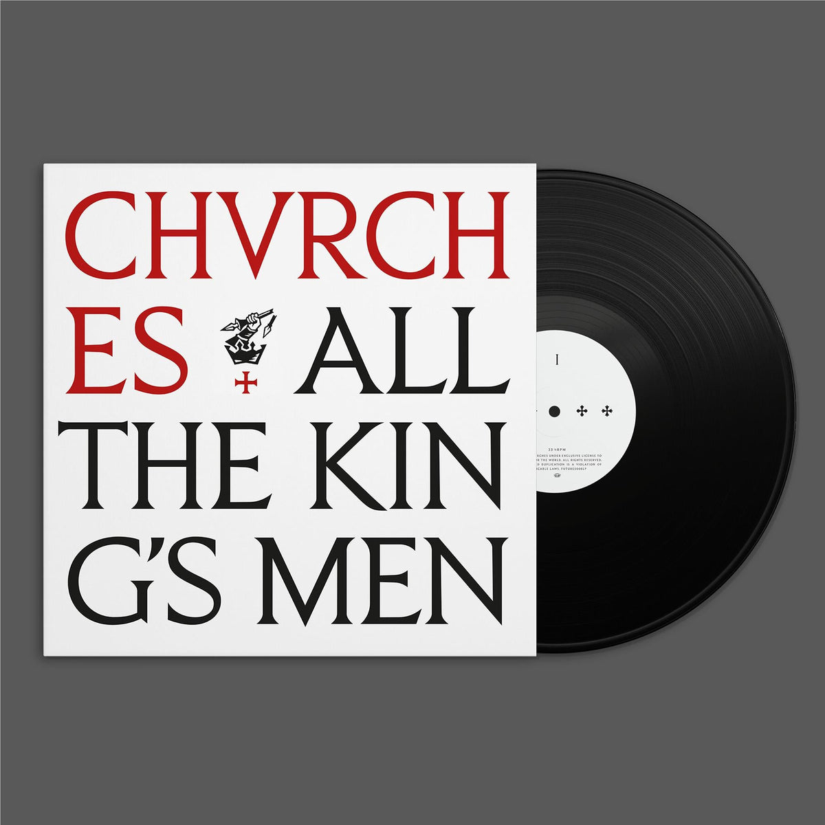 CHVRCHES - ALL THE KING'S MEN : BLACK VINYL - LP