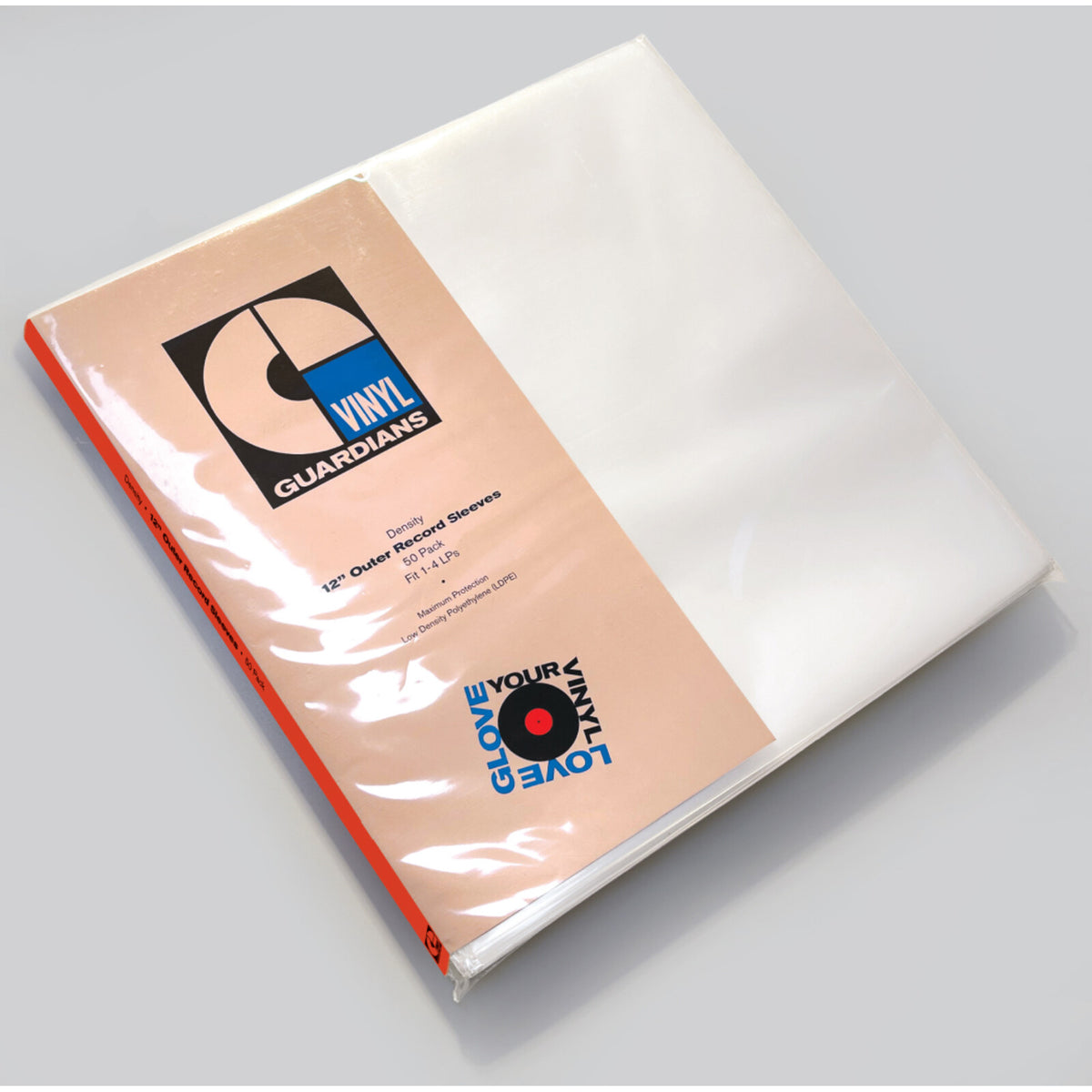 12" OUTER RECORD SLEEVES - 50 PACK LARGE: VINYL GUARDIANS - ACC