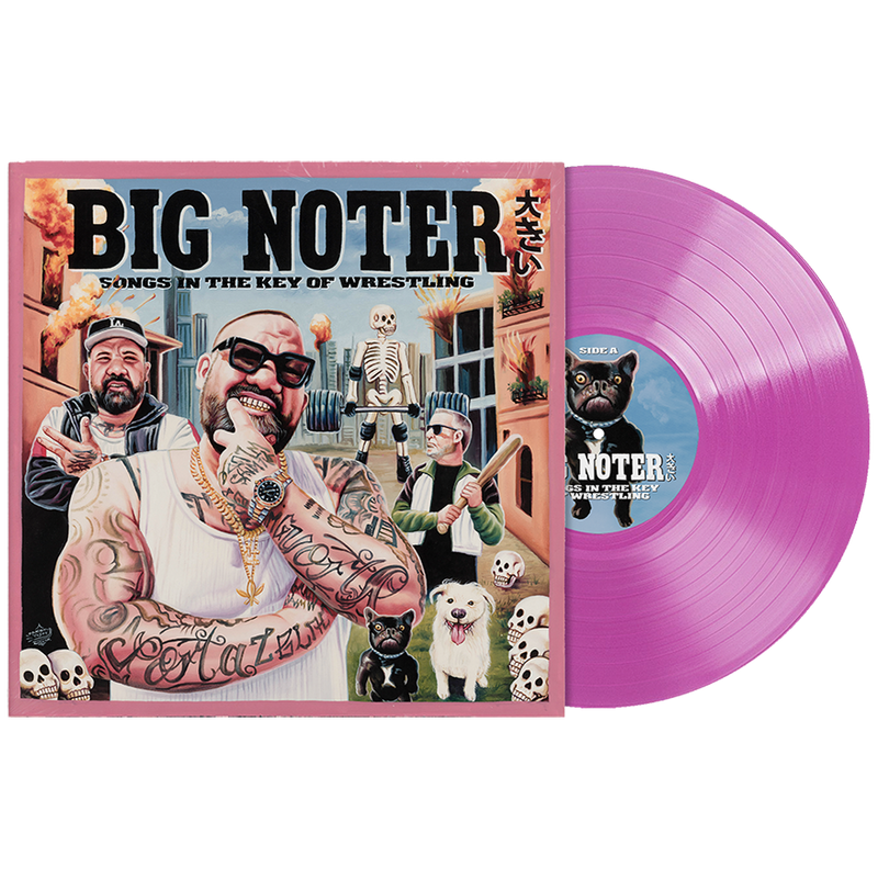 BIG NOTER - SONGS IN THE KEY OF WRESTLING (PINK) - LP